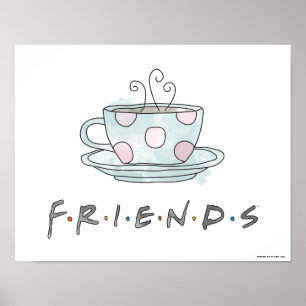 FRIENDS™ Waterverf Koffiemok Poster