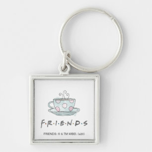 FRIENDS™   Waterverf Koffiemok Sleutelhanger
