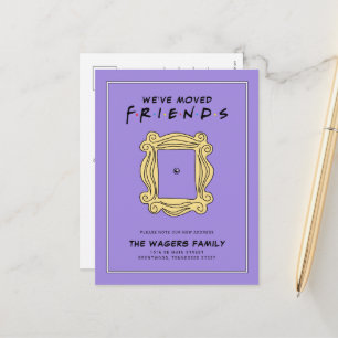 FRIENDS™ We zijn verhuisd Briefkaart