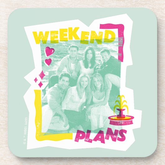 FRIENDS™ | Weekendplannen Bier Onderzetter (Voorkant)