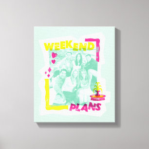 FRIENDS™ Weekplannen Canvas Afdruk