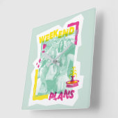 FRIENDS™ | Weekplannen Vierkante Klok (Hoek)