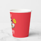 FRIENDS™ | Welkom bij de Real World Chibi Papieren Bekers (Achterkant)