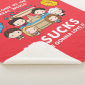 FRIENDS™ | Welkom bij de Real World Chibi Sherpa Deken (3/4)