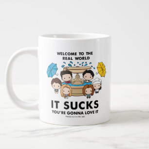 FRIENDS™ Welkom in de echte wereld Chibi Extra Grote Beker