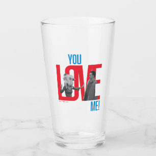 FRIENDS™ You Love Me Citaat Glas