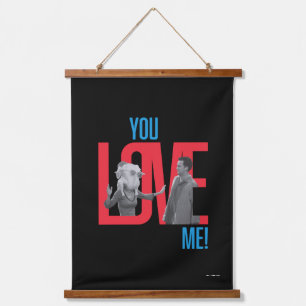 FRIENDS™ You Love Me Citaat Hangend Wandkleed