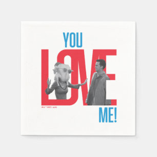 FRIENDS™   You Love Me Citaat Servet