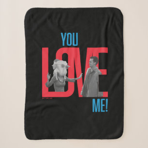 FRIENDS™ You Love Me Citaat Sherpa Deken
