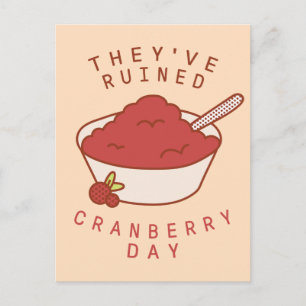 FRIENDS™ Ze hebben Cranberry Day verwoest Uitnodiging Briefkaart