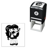 Friends Zelfinktende Stempel (In situ)