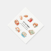 Friendsgiving Aangepaste Thanksgiving Diner Servet (Hoek)