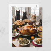 Friendsgiving Feest Briefkaart (Voorkant / Achterkant)