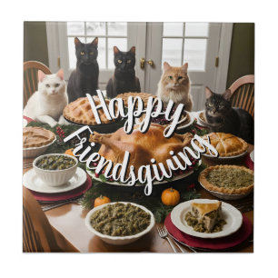 Friendsgiving Feest Tegeltje