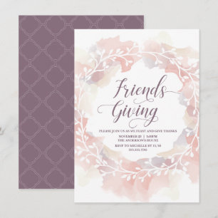 Friendsgiving, Friends Giving Herfst Uitnodiging