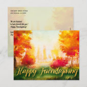 Friendsgiving Friends Greeting Herfst herfst Briefkaart (Voorkant / Achterkant)