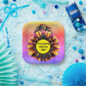 Friendsgiving Funky Thanksgiving Papieren Bordje (Feest)