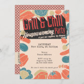 Friendsgiving Housewarming BBQ Thanksgiving Kaart (Voorkant / Achterkant)