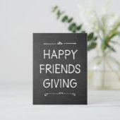 Friendsgiving | Invitation | Carte postale | Table (Debout devant)