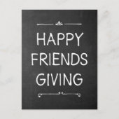 Friendsgiving | Invitation | Carte postale | Table (Devant)