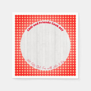 Friendsgiving Potluck Chili Cook Off Thanksgiving Servet