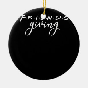 Friendsgiving Squad 2022 Funny Thanksgiving Friend Keramisch Ornament