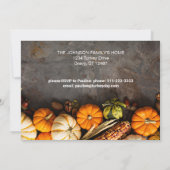 Friendsgiving Thanksgiving Dinner Pumpkins Kaart (Achterkant)