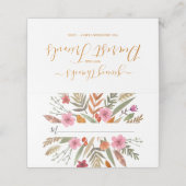 FRIENDSGIVING WATERVERF HERFST GEBLADERTE PLAATS K (Buitenkant ongevouwen)