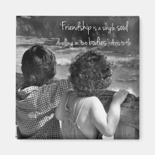 Friendship Aristoteles Quote Magnet Magneet