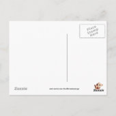 Friendship Bear fun Café carte postale (Dos)