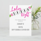 Friendship Bracelet Dames Night Invitation (Debout devant)