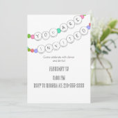 Friendship Bracelet Dames Night Invitation (Debout devant)