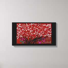 Friendship Bracelets Tree Canvas Afdruk