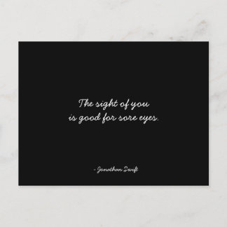 Friendship Briefkaart citeert Jonathan Swift - Bla