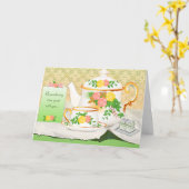 Friendship Card - Teacup & Tea Pot Card Kaart (Gele Bloem)