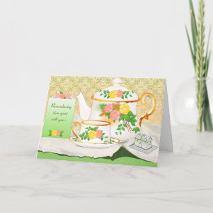 Friendship Card - Teacup & Tea Pot Card Kaart