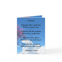 Friendship Cherry Blossom Card