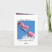 Friendship Cherry Blossom Card Kaart (Achterkant)