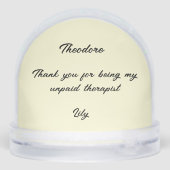 Friendship Customized Snow Globe Sneeuwbol (Achterkant)