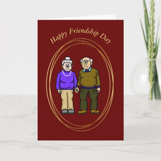 Friendship Day Card voor ouderen Kaart (Voorkant)