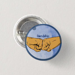 Friendship Fist Bump Ronde Button 3,2 Cm