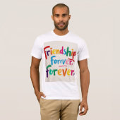 Friendship Forever T-Shirt Design (Zazzle) Rep you (Voorkant volledig)