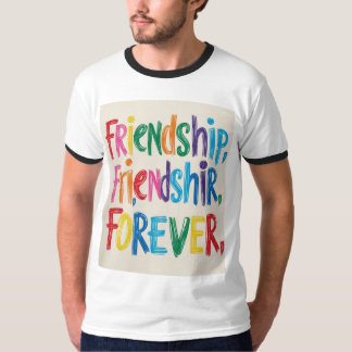 Friendship Forever T-Shirt Design (Zazzle) Rock Yo