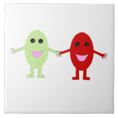 Friendship Grapes Tile Tegeltje (Voorkant)