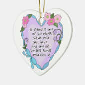 Friendship Heart One Keepomwille Ornament (Links)