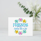 Friendship Joy Briefkaart (Staand voorkant)