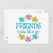 Friendship Joy Briefkaart (Voorkant / Achterkant)