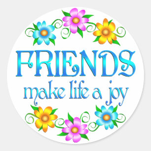 Friendship Joy Ronde Sticker