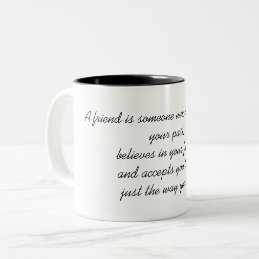Friendship Poem Mug (Devant gauche)