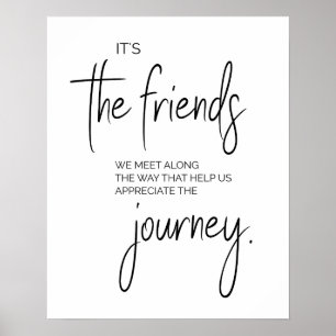 Friendship Quote, Friend Gift, unieke vriend art Poster
